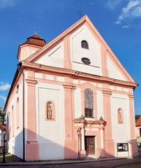 Fototapeta premium Pfarrkirche in Breitenbrunn