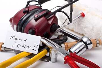 Handwerker fordern mehr Lohn