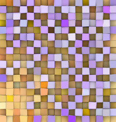 3d backdrop in different shades orange purple