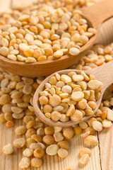Dry split yellow peas