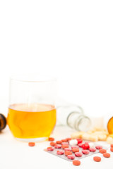 Suicide attempt with medications