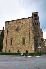 Fototapeta na wymiar St. Colombano Abbey. Bobbio. Emilia-Romania. Włochy.