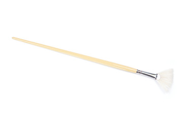 fan-shapped brush not use