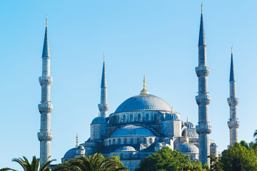 Fototapeta na wymiar Beautiful Blue Mosque