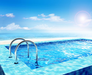 Obraz premium swimming pool