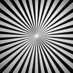 Metal with ray pattern