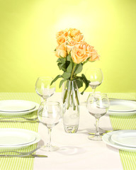 elegant holiday table setting