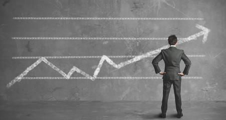 Businessman and company trend