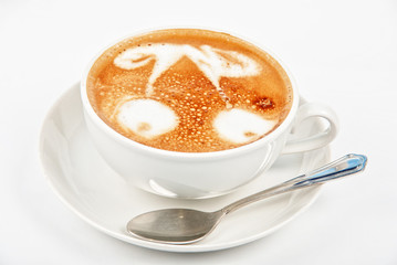latte closeup