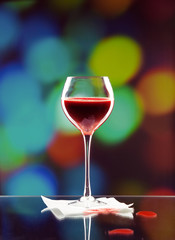 Glass of blood