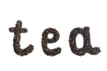 Drawing from the dry tea leaves