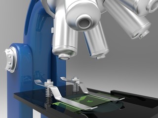 Microscope isolated