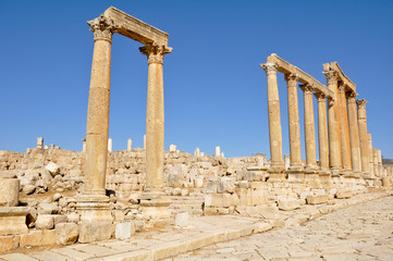 Obraz premium Archaeological site of Jerash (Jordan)