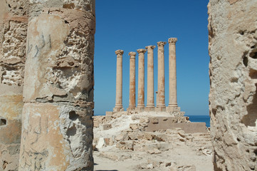 Libia. Sabratha Tempio di Iside