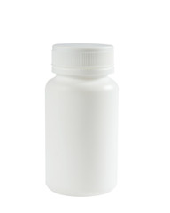 white plastic bottle