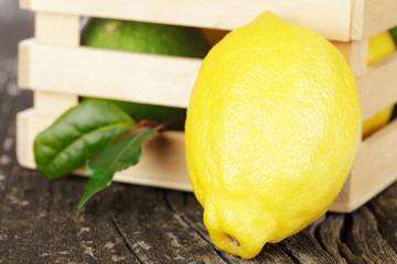 Zitrone und Limetten