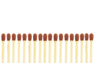 Row of matches