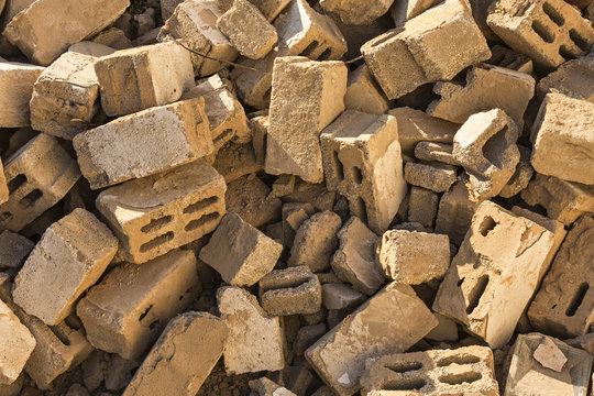 Schutt, Hohlblock, Leichtbeton (Abriss Wohnhaus)