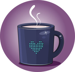 Mug Pixel Heart