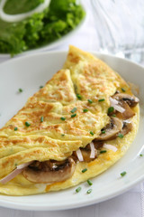 Mushroom Omelette