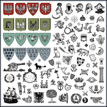 heraldic elements