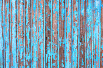 blue wooden wall