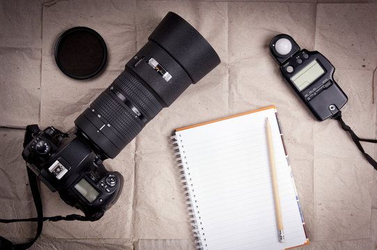Photography Camera Background - Powered by Adobe