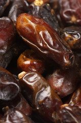 Dried dates close-up