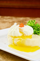 poached eggs