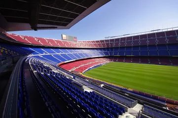 Papier Peint photo Lavable Barcelona stade de football