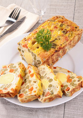 vegetable cake/terrine