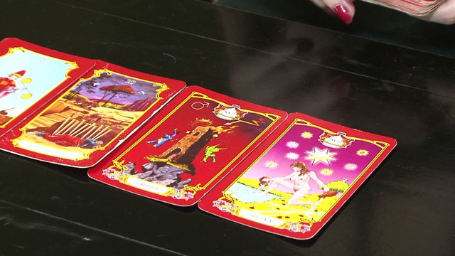 Fortunetelling with taro cards