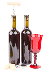 wine bottles