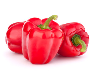 red pepper isolated on white background
