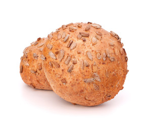 Two sandwich bun with sunflower seeds