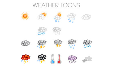 Weather icons