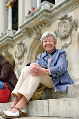 Senior Lady in Paris I