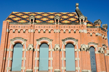 Pavilion at Basurto hospital, Bilbao (Spain)