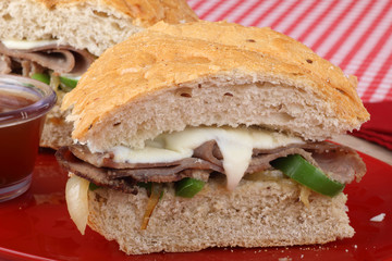 Sliced Roast Beef Sandwich