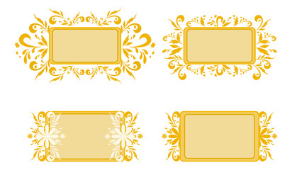 Backgrounds with floral pattern