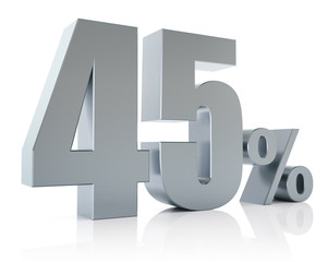 Forty-five percent 3D in metal