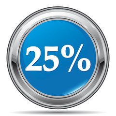 25 PERCENT ICON