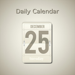 Daily calendar