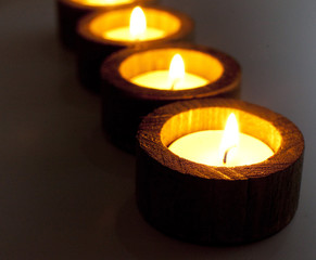 bougies en bois espérance