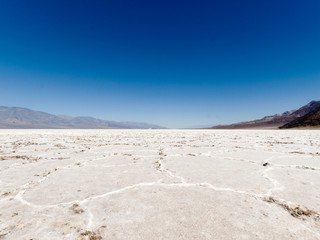 Salt flats in Badwater Basin, Death Valley