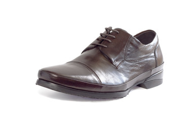 Male  shoe on white