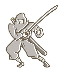 Cartoon ninja
