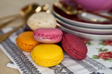 Bunte Macarons
