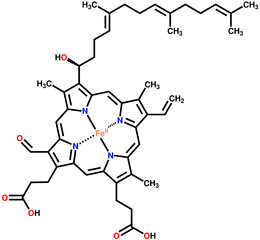 Heme A, the important component of hemoglobin and myoglobin