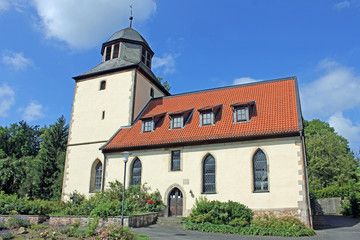 Fototapeta na wymiar Pfarrkirche Buchenau (1568-1573, Hessen)